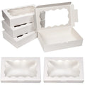 Kraft Paper Gift Boxes with Window — Cake, Candy & Chocolate Packaging for Weddings & Parties