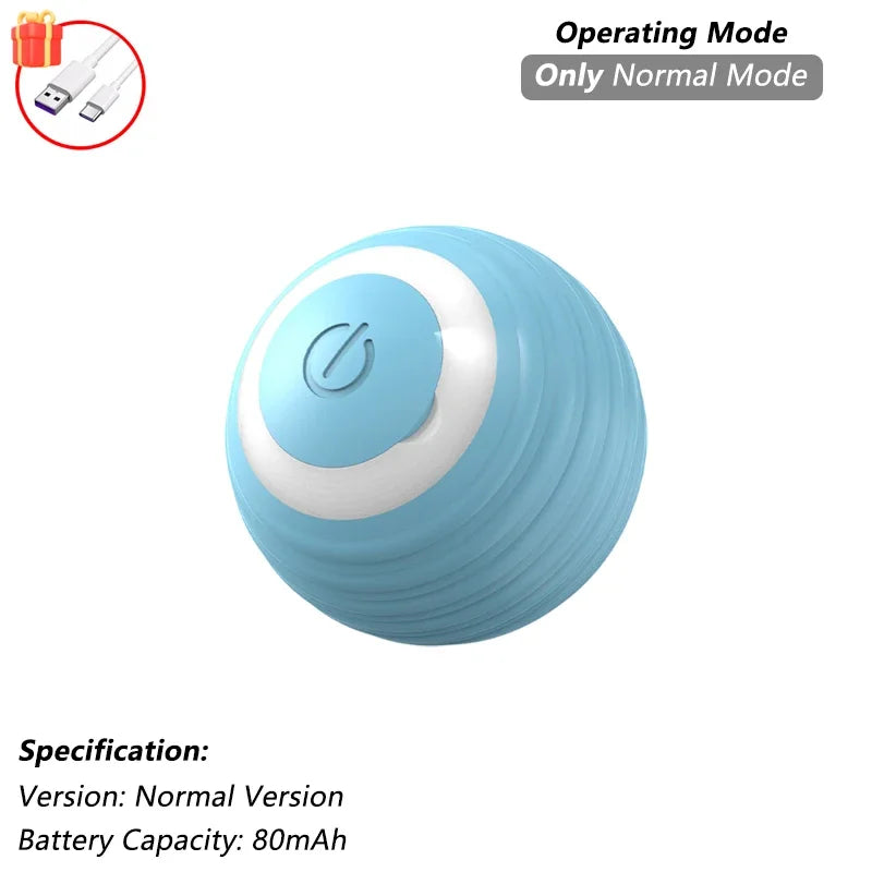Smart Interactive Rolling Ball Cat Toy — Rechargeable