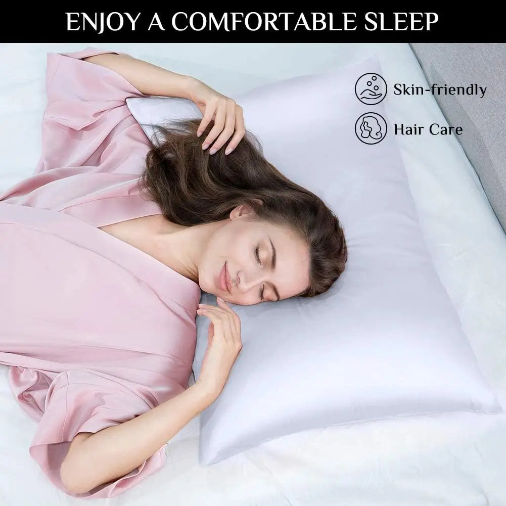 Satin Silk Pillowcase Set of 2 — Standard Size
