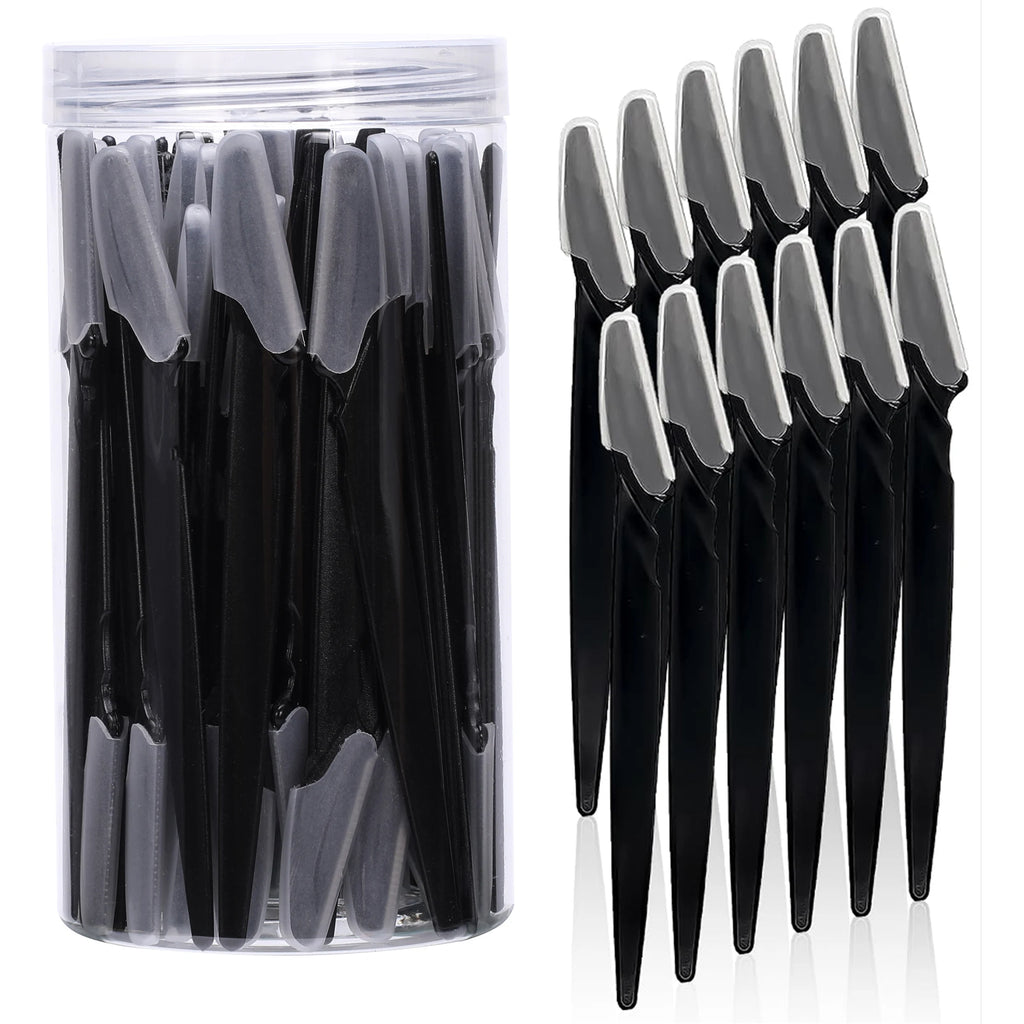 Precision Eyebrow & Face Razor Set with Protective Cover