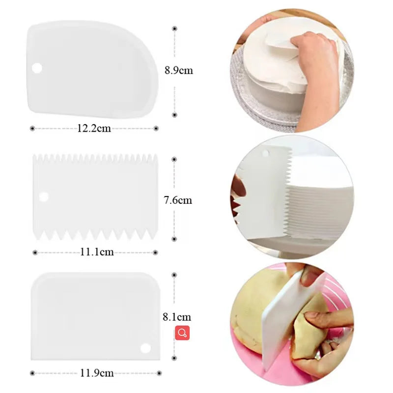 Reusable Silicone Piping Bags & Tips Set — Cake Decorating Kit