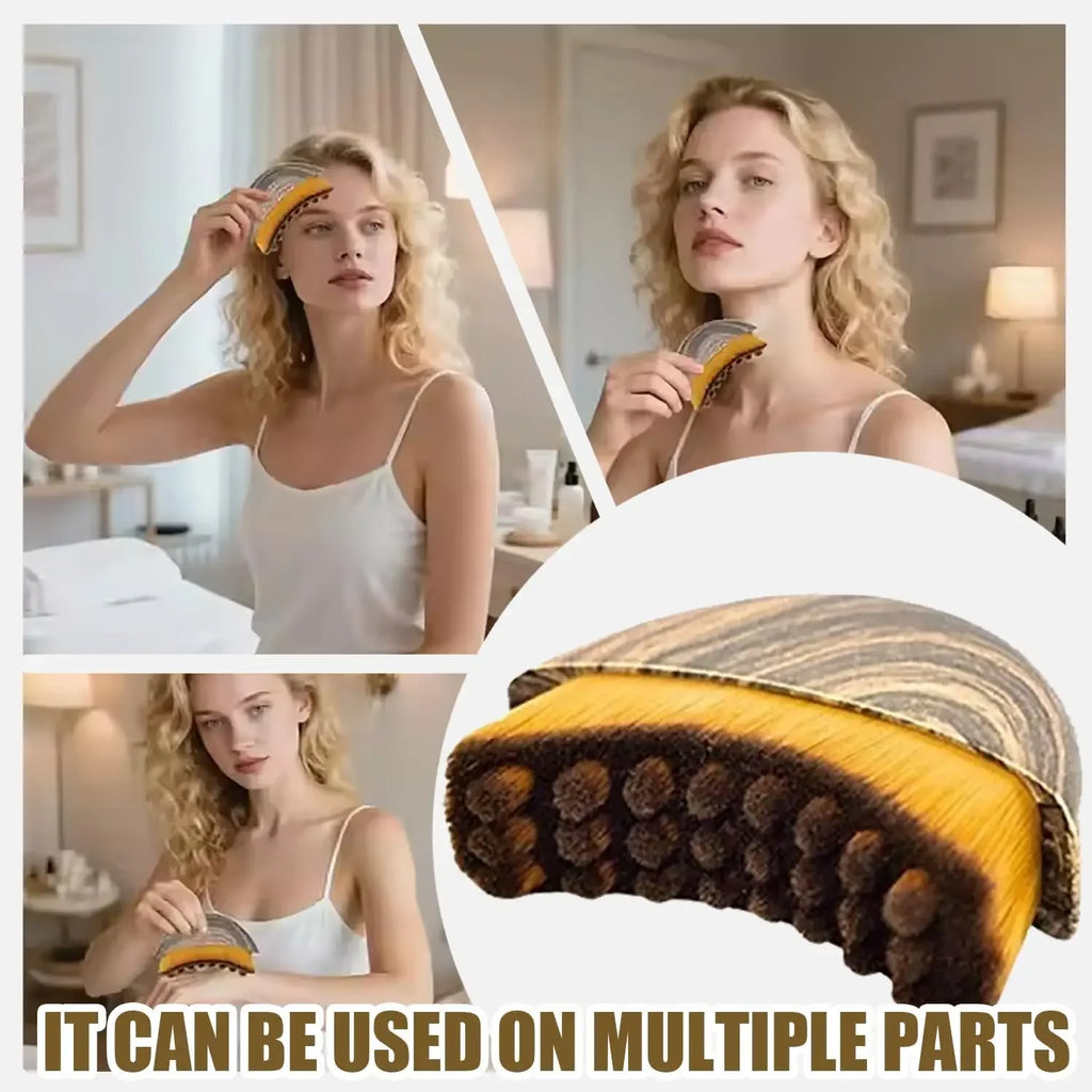 Lymphatic Drainage Face Sculpting Brush — Jawline & Chin Contour Massager