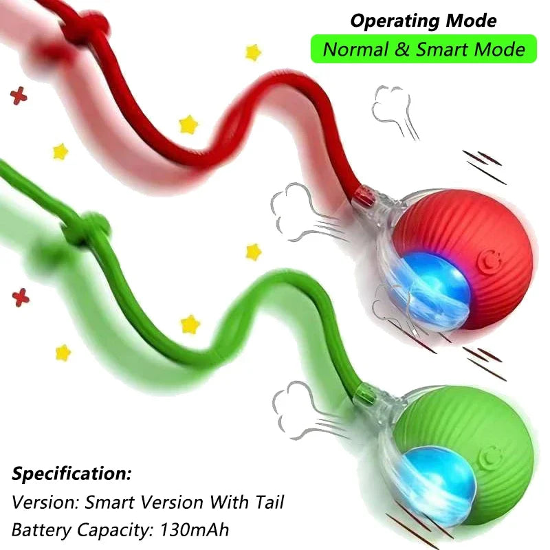 Smart Interactive Rolling Ball Cat Toy — Rechargeable