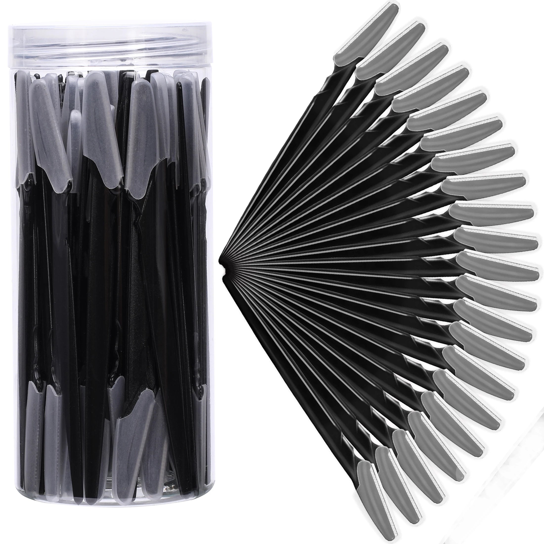 Precision Eyebrow & Face Razor Set with Protective Cover