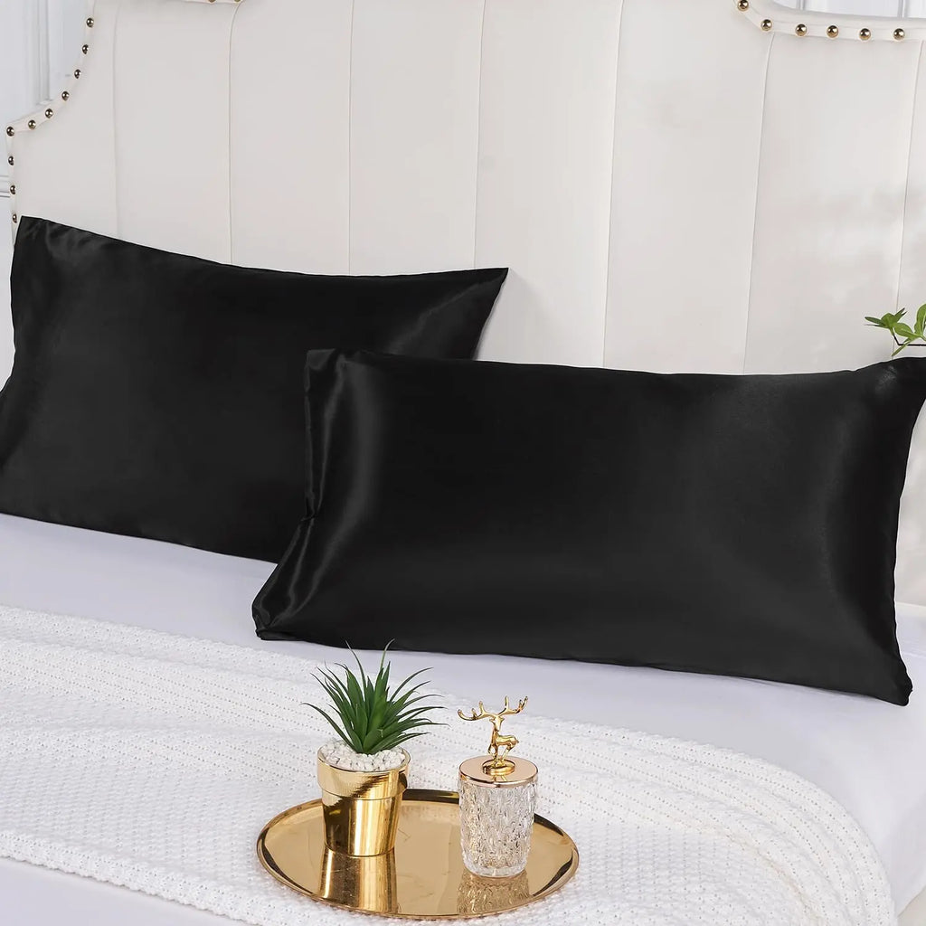 Satin Silk Pillowcase Set of 2 — Standard Size