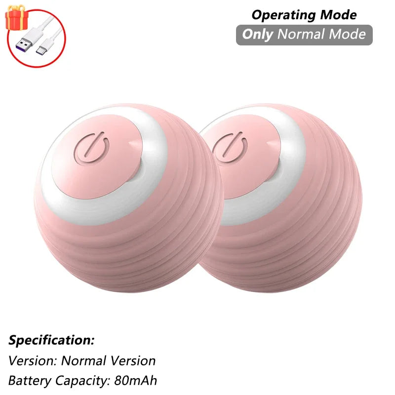 Smart Interactive Rolling Ball Cat Toy — Rechargeable