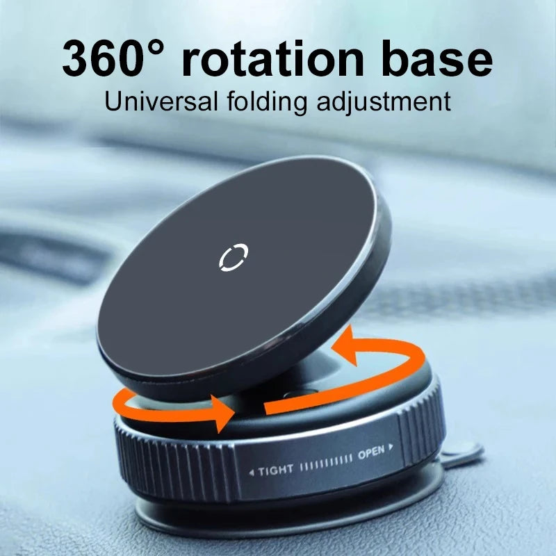 Magnetic Car Phone Holder — Multi-Angle Foldable Dashboard Mount