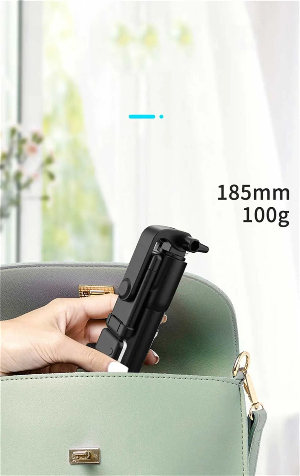 Bluetooth Selfie Stick Tripod with Remote & Fill Light