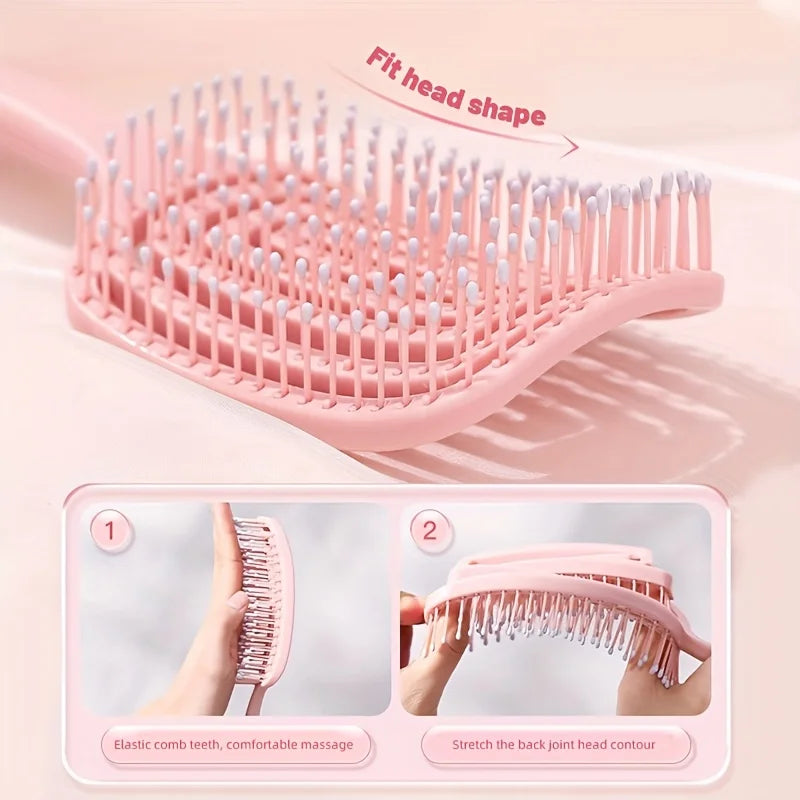 Volumizing Hair Massage Comb — Detangling & Scalp Stimulation