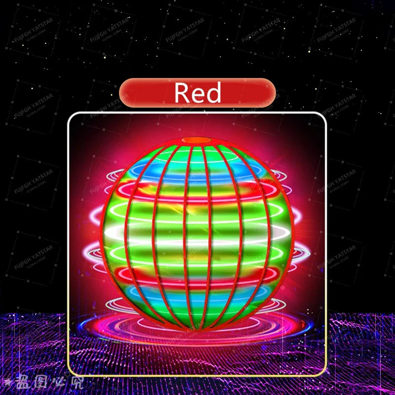 LED Flying Ball Toy — Gyroscopic Anti-Gravity Boomerang for Kids