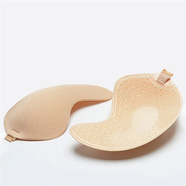 Invisible Strapless Push-Up Bra — Silicone Self-Adhesive, Backless