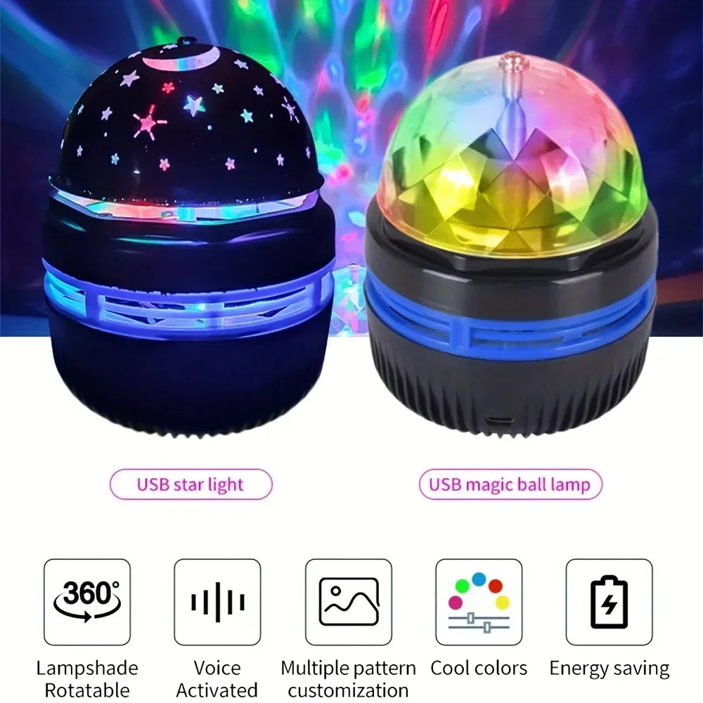 LED Galaxy Projector Night Light with Remote Control