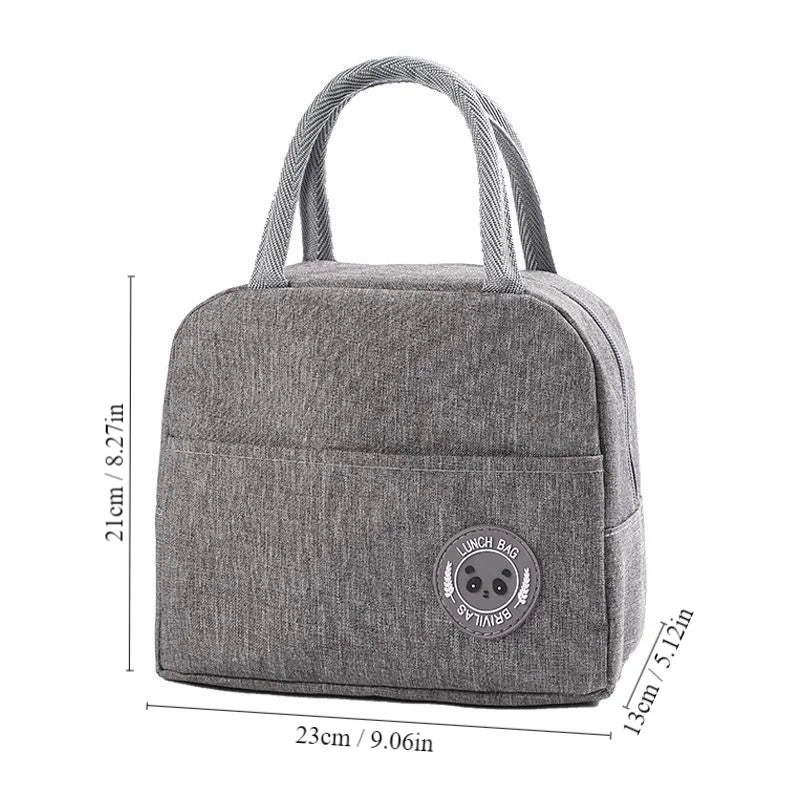 Insulated Lunch Bag with Aluminum Foil Lining — Keeps Food Fresh