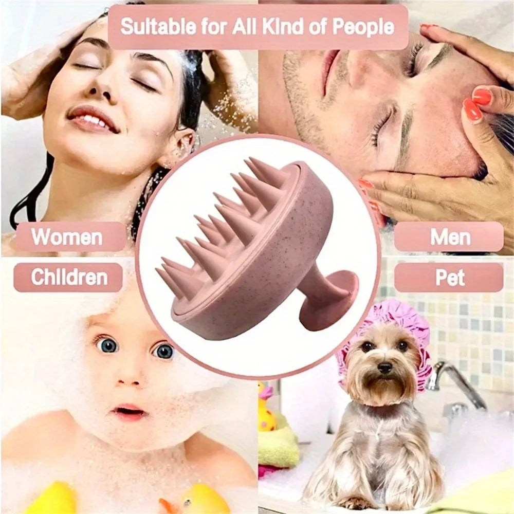 Silicone Bath & Scalp Massage Brush