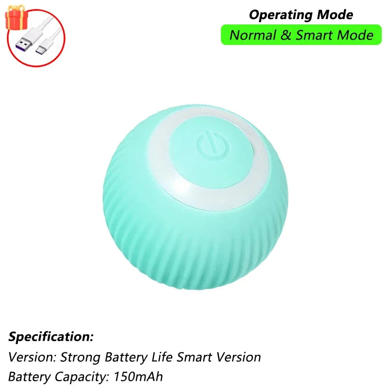 Smart Interactive Rolling Ball Cat Toy — Rechargeable
