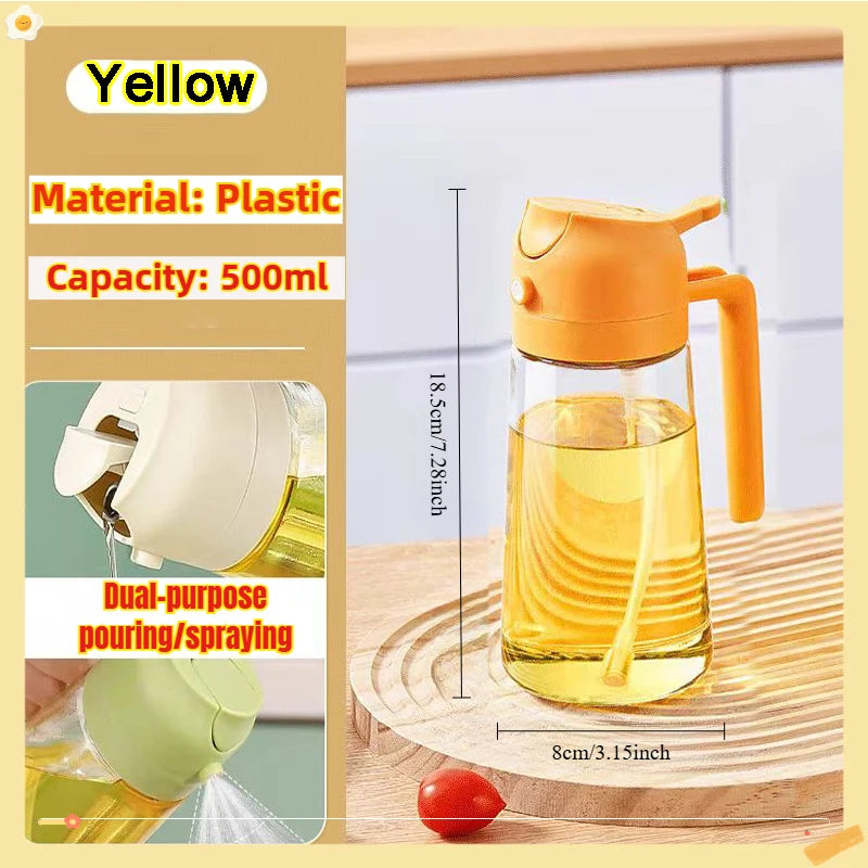 Kitchen Oil Spray Bottle for Cooking, Baking & BBQ