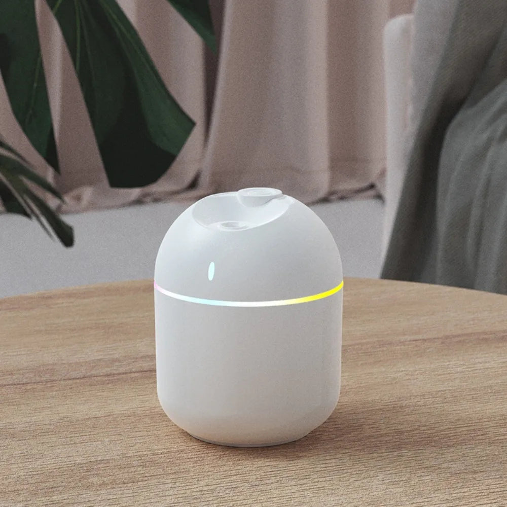 270ml USB Aroma Humidifier with LED Night Light & Auto Shut-Off