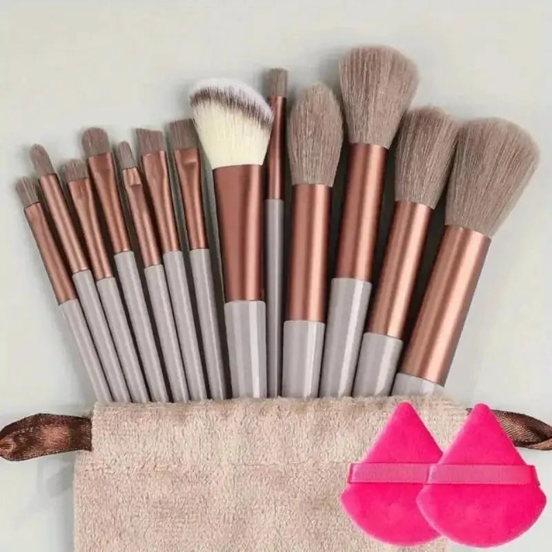 Professional Makeup Brush Set — Soft Fluffy Cosmetic Brushes